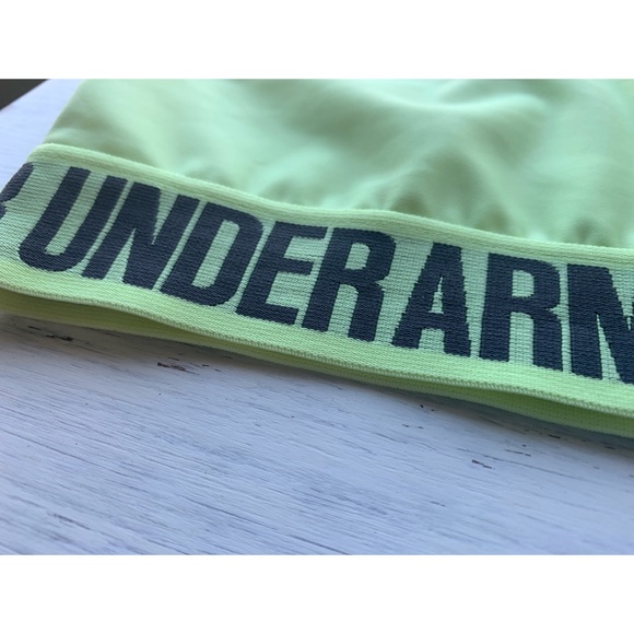 XS, UnderArmour, lemony lime sports bra 🍋 - Picture 9 of 11